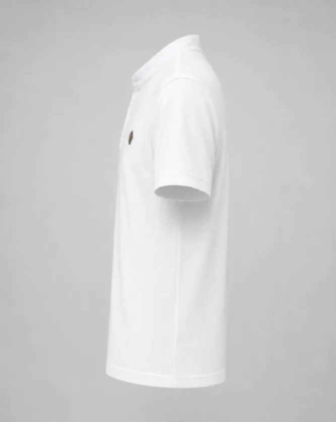 REMERA HENLEY M/C BLANCA CROWNED